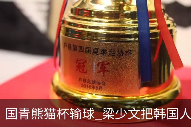 国青熊猫杯输球 梁少文把韩国人踩奖杯照做屏保