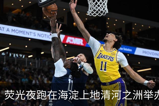 荧光夜跑在海淀上地清河之洲举办，数百人参与、不设竞速排名
